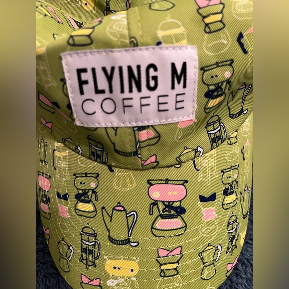 Flying M Coffee Green Patterned Cap